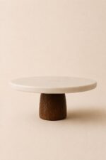 Yuvarlak Mermer Sunumluk (25 cm) - Görsel 2