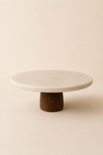 Yuvarlak Mermer Sunumluk (25 cm)