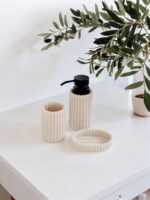 Polyresin 3’lü Sabunluk Seti - Görsel 3